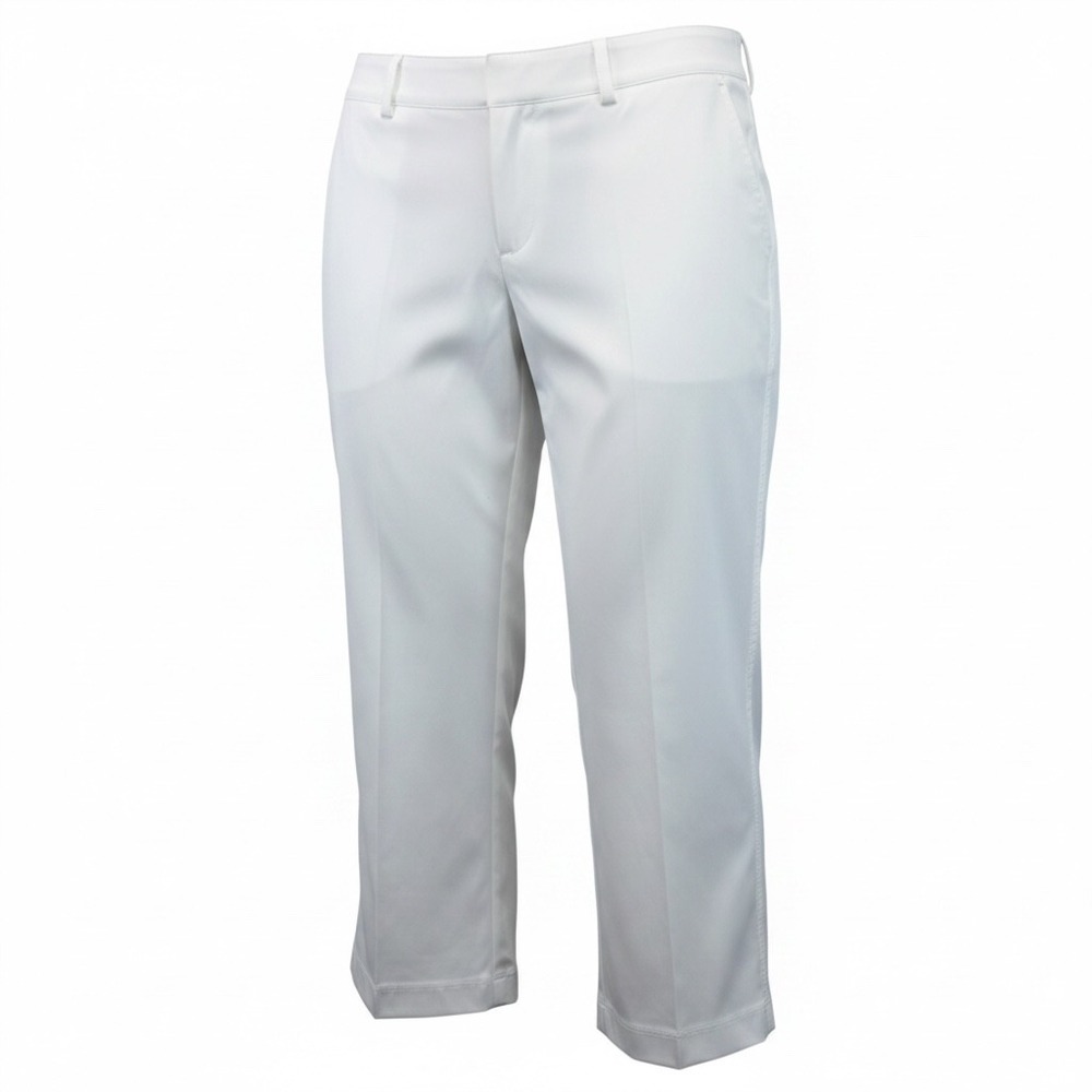 Tail Activewear White Golf Capri Pant Women Size 12 Cropped Performance Trousers